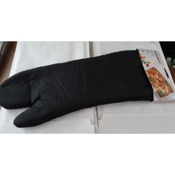 Fackelmann BBQ hitte bestendig ovenwant zwart 48 cm XXL