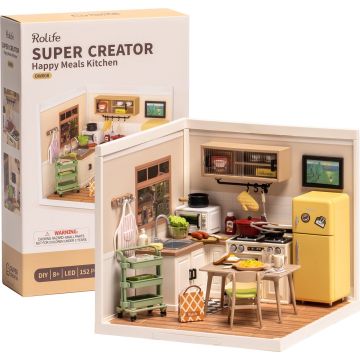 Robotime Happy Meals Kitchen DIY Modelbouw Knutselen