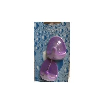 Universele handdoekhaken zelfklevend (setje van 2) paars