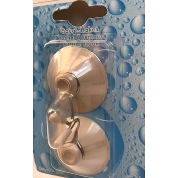 Universele handdoekhaken zelfklevend (setje van 2) beige