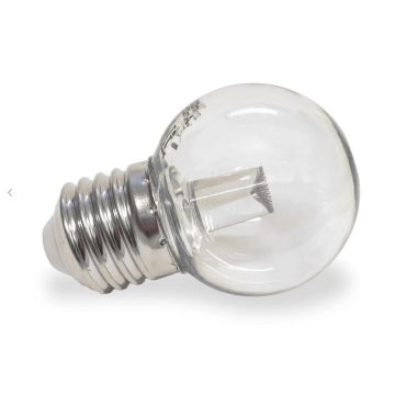 Led lamp warm wit 1 watt met E-27 Fitting