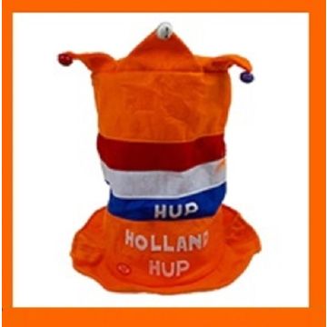 Hup Holland oranje hoed zonder muziek