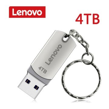 Lenovo Usb 3.0 Pendrive-4Tb Metaal-Hoge Snelheid-Flash Pen Drive-Draagbaar-Waterdicht-U Disk Stick-Mini Ssd Memoria Pen Usb
