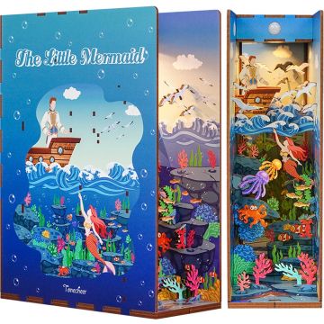 Tone-Cheer Book Nook Little Mermaid Verlicht DIY Modelbouw Knutselen