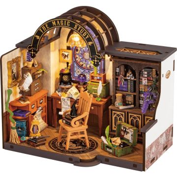 Robotime The Magic Study Miniatuurhuisje Bouwpakket Modelbouw