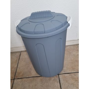 MaxiTon afvalemmer afvalbak met deksel 40 liter polypropyleen blauw