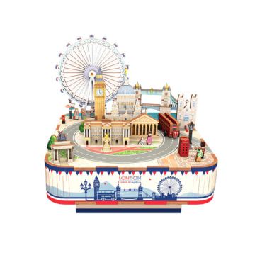 Tone-Cheer muziekdoosje Londen DIY Modelbouw Knutselen