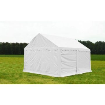 Opslagtent Premium PVC 3x4x2 mtr in Wit