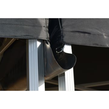 Regengoot 4 meter voor Easy Up vouwtent in Rood
