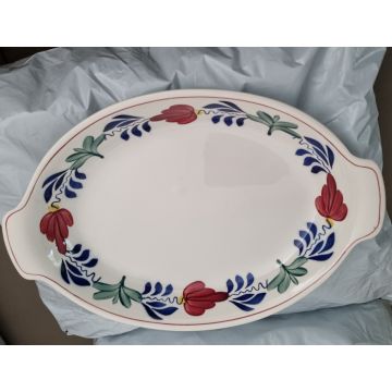 Boerenbont serveerschaal met handvaten 31 cm