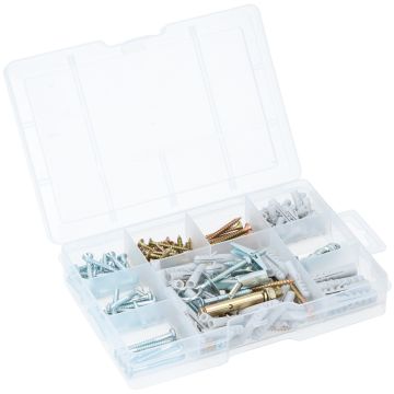 Kinzo Schroef & Plugset 224 delig