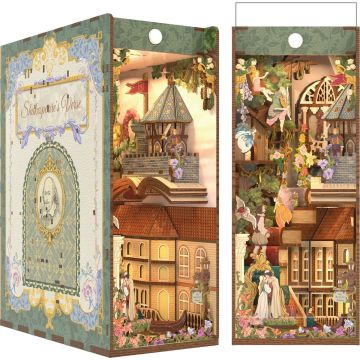 Tone-cheer Book Nook Shakespeare's Verse DIY Modelbouw Knutselen