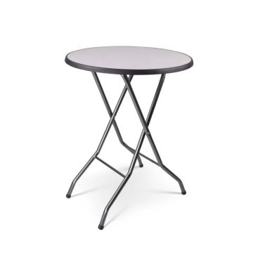 Statafel inklapbaar Ardenne diameter tafelblad 80 cm met voetsteun kies kleur blad