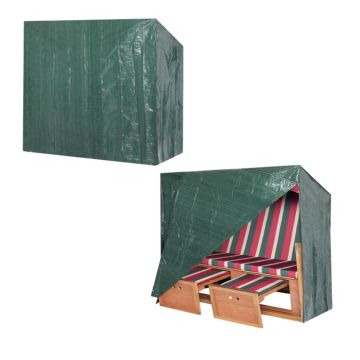 Strandstoelhoes Groen 165x125x90cm 