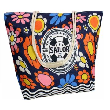 Zomer strandtas 15 x 34 x 59 cm - SAILOR