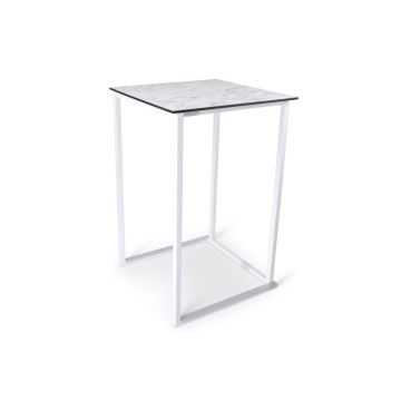 Statafel Times vierkant - Metaal - Stapelbaar - afm. 70x70 cm 