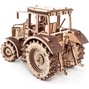 Eco Wood Art Mechanische Puzzel Tractor Belarus 2022 Knutselen