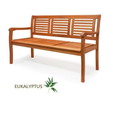 Tuinbank Eucalyptushout FSC-gecertificeerd 153x90x60cm 