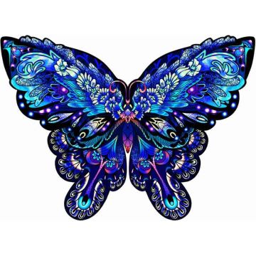 Logica Giochi Mandala Houten Legpuzzel Vlinder