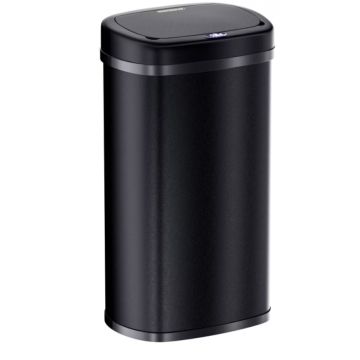 Vuilnisbak opent automatisch met Sensor Zwart 58L
