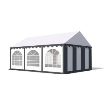 Classic Plus Partytent PVC 5x5x2 mtr in Wit-Antraciet