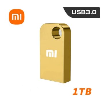 Xiaomi 1Tb Mini Flash Drive Usb3.0 - High-Speed Pen Drive - Geheugengegevensoverdracht - Metalen Pendrive TYPE-C Adapter - goud