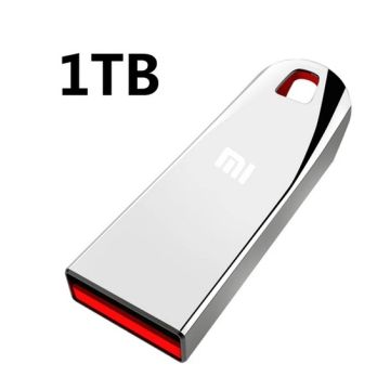 Originele Xiaomi Metal Usb 1Tb 3.0 Flash Drives - Hoge Snelheid Pendrive - Usb Drive - Draagbare Ssd Memoria - Usb TYPE-C - zilvergrijs