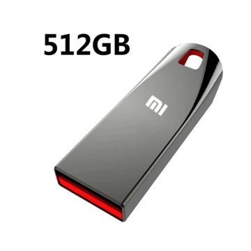 Originele Xiaomi Metal Usb 512GB- 3.0 Flash Drives - Hoge Snelheid Pendrive - Usb Drive - Draagbare Ssd Memoria - Usb TYPE-C - donkergrijs