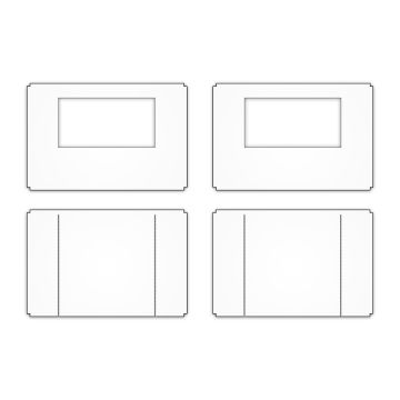 Zijwandenset voor Easy up 3×3 m Heavy duty Wit