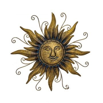 Wanddecoratie 3D Zon licht 35 cm