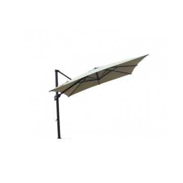 INOWA Zweefparasol 3x3 mtr Aluminum-lichtgroen