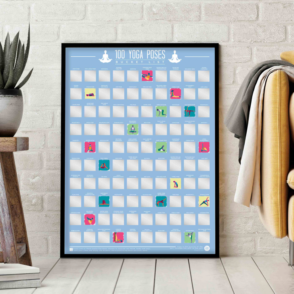 Gift\u0020Republic\u0020Scratch\u0020Poster\u0020\u002D\u0020100\u0020Yoga\u0020Poses\u000A\u000AGift\u0020Republic\u0020Kraskaart\u0020Poster\u0020\u002D\u0020100\u0020Yoga\u0020Houdingen