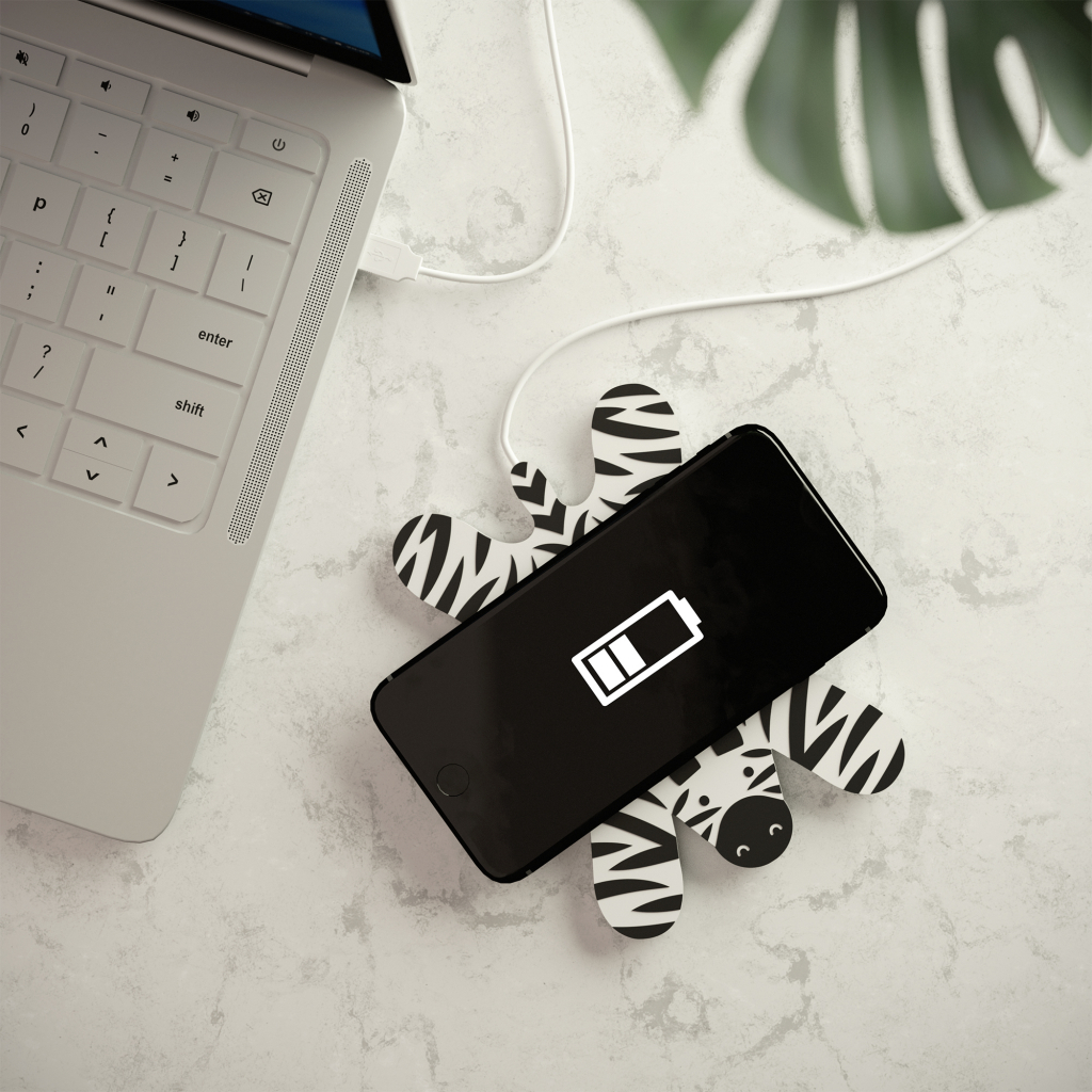 Mosterd\u0020Zebra\u0020Draadloze\u0020Telefoonlader