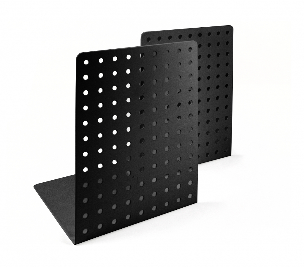 Trendform\u0020Boekensteun\u0020Dots\u0020\u002D\u0020set\u0020van\u00202\u0020stuks\u0020\u002D\u0020zwart