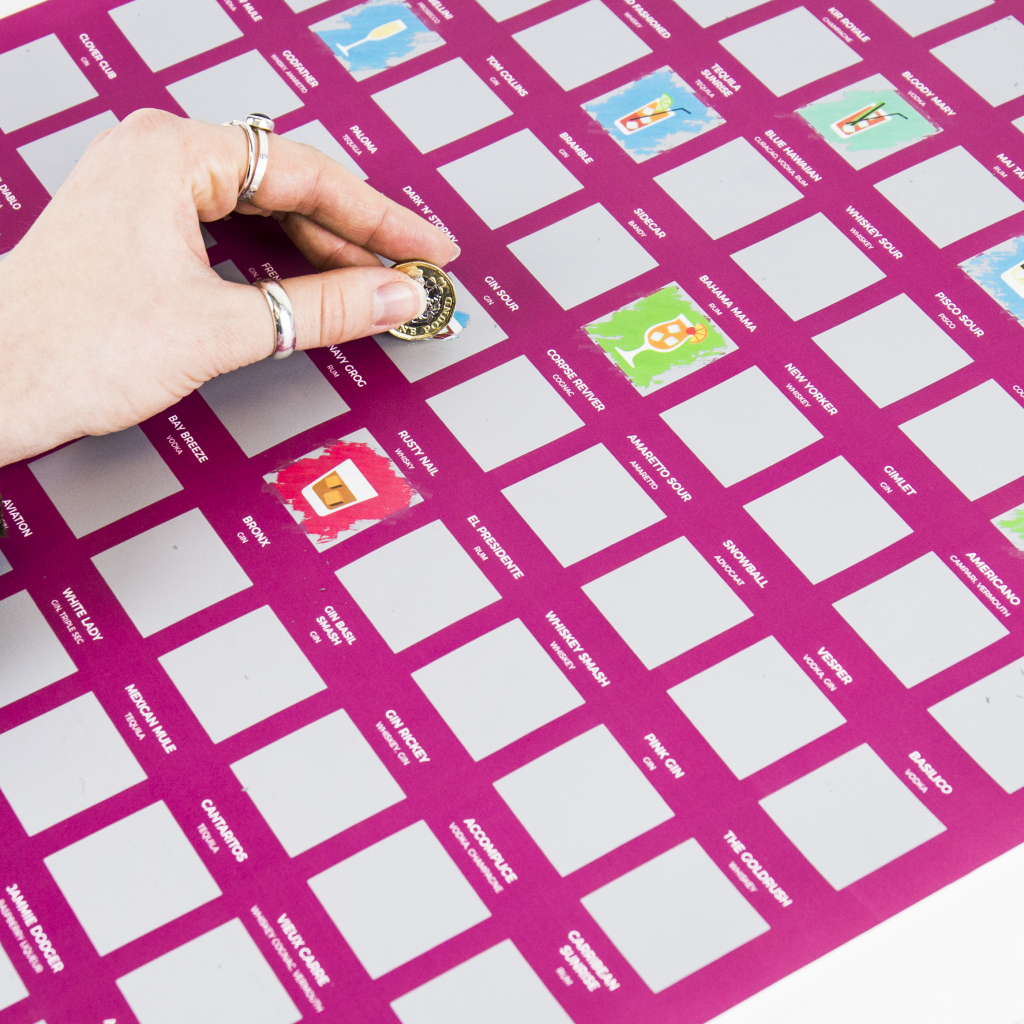 Gift\u0020Republic\u0020Scratch\u0020Poster\u0020\u002D\u0020100\u0020Cocktails\u000A\u000AGift\u0020Republic\u0020Krasposter\u0020\u002D\u0020100\u0020Cocktails