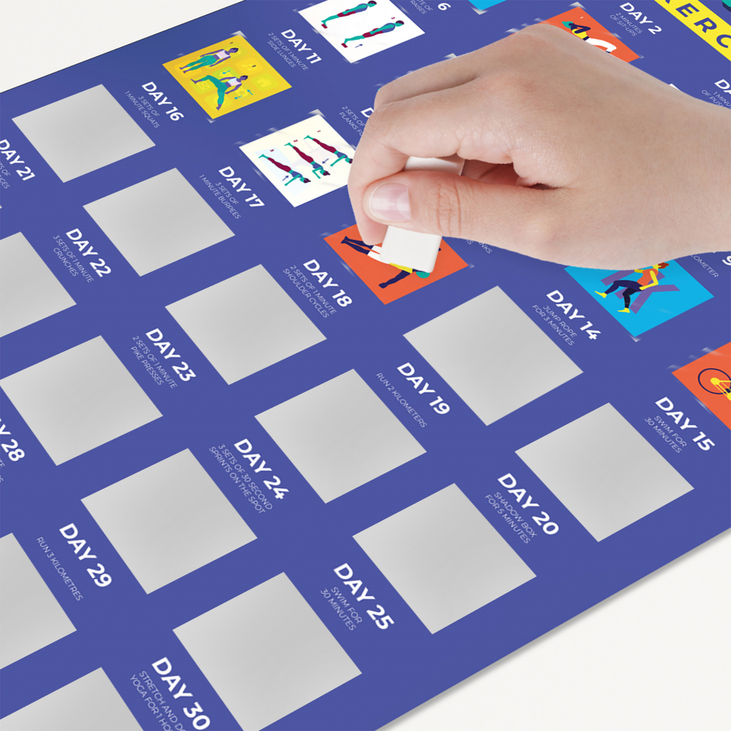 Gift\u0020Republic\u002030\u0020Dagen\u0020Uitdaging\u0020Poster\u0020Fitness