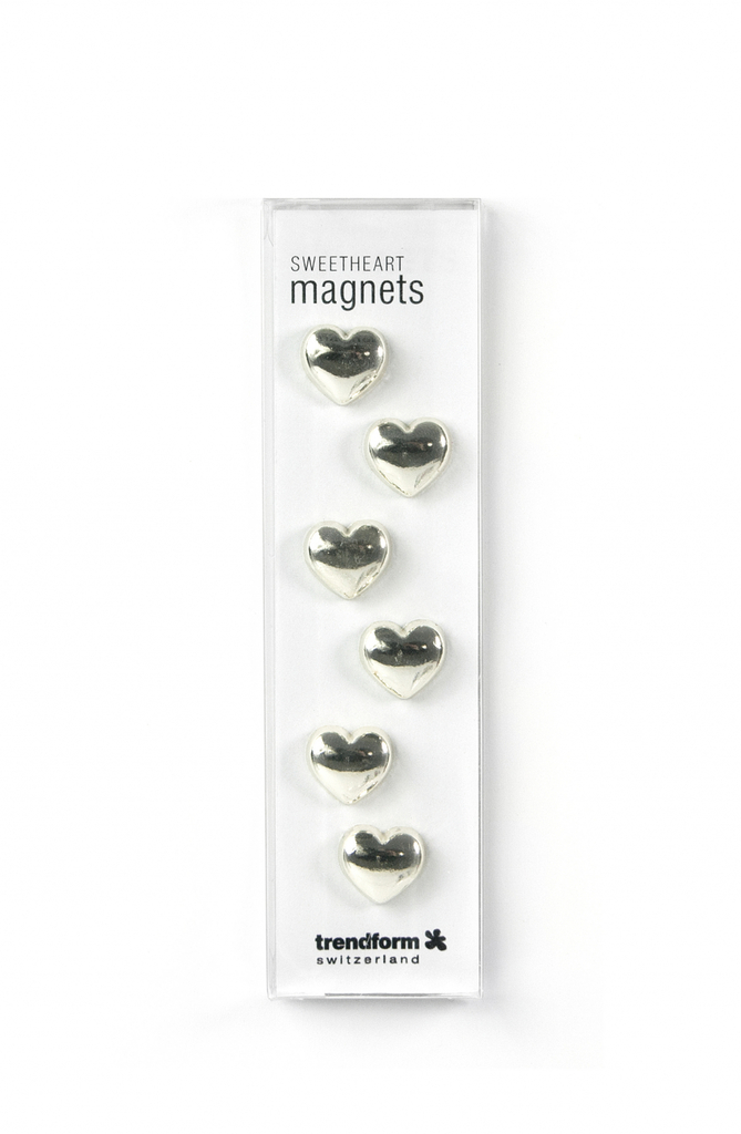 Trendform\u0020Magnet\u0020Sweetheart\u0020zilver\u0020\u002D\u0020set\u0020van\u00206\u0020stuks