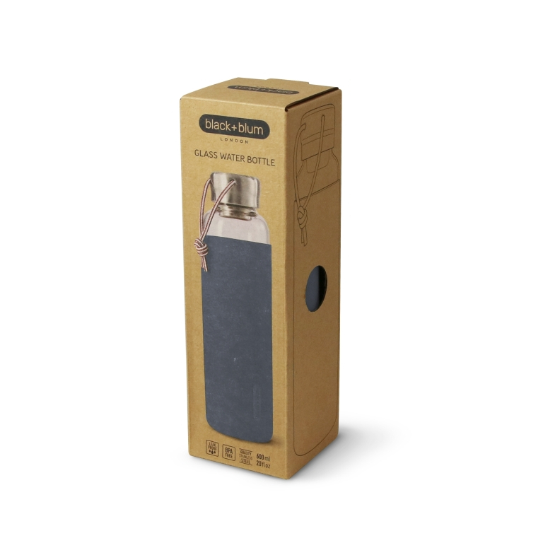 Black\u002BBlum\u0020Glazen\u0020Waterfles\u0020\u002D\u00200.6Ltr\u0020\u002D\u0020Leisteen