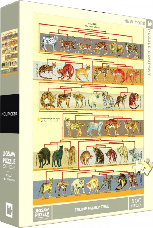 New\u0020York\u0020Puzzle\u0020Company\u0020Feline\u0020Family\u0020Tree\u0020\u002D\u0020500\u0020stukjes