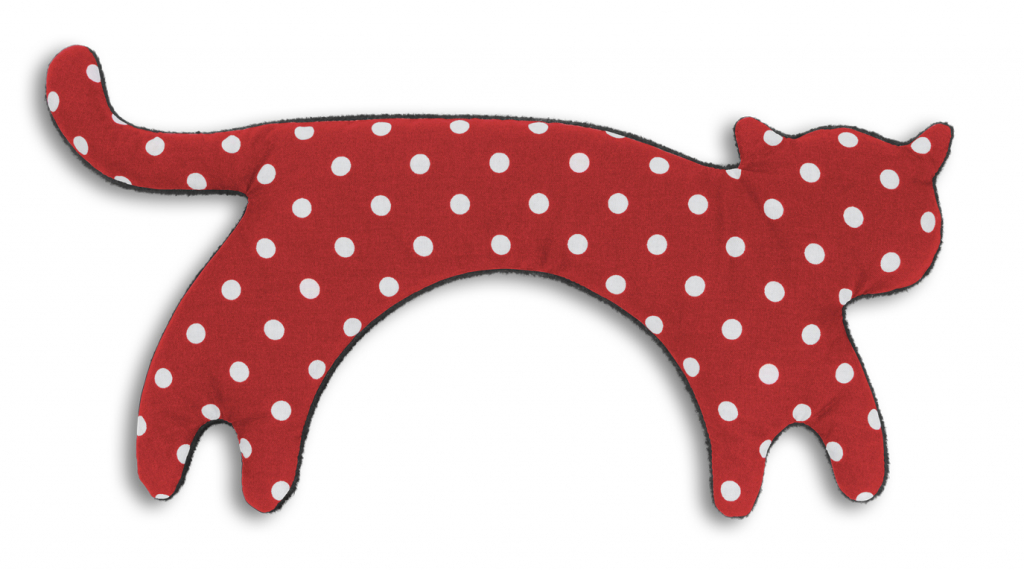 Leschi\u0020Verwarmingskussen\u0020Minina\u0020kat\u0020L\u0020\u002D\u0020polkadot\u0020rood\u002Fzwart