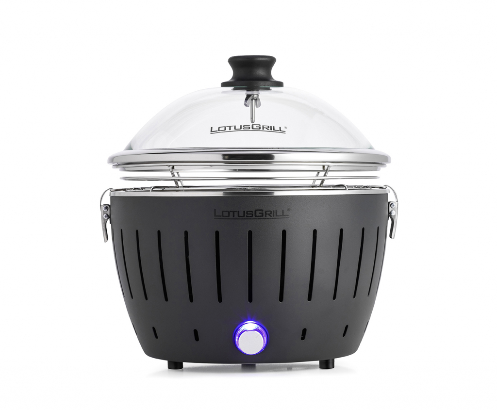 LotusGrill\u0020Glazen\u0020deksel\u0020Mini\u0020\u00D8290mm\u0020met\u0020ge\u00EFntegreerde\u0020thermometer