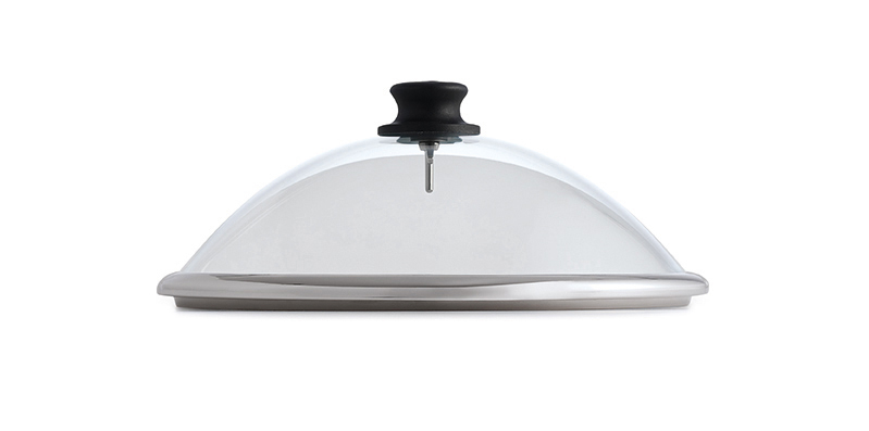 LotusGrill\u0020Glazen\u0020deksel\u0020voor\u0020Classic\u0020\u00D8350mm\u0020met\u0020thermometer