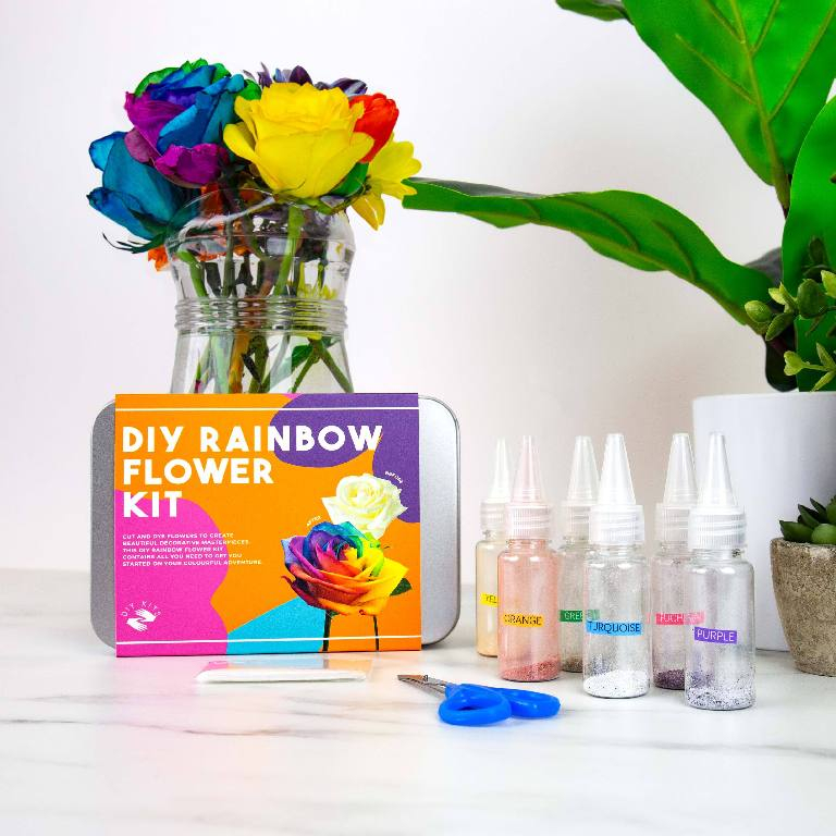 Gift\u0020Republic\u0020DIY\u0020Regenboog\u0020Bloemen\u0020Kit