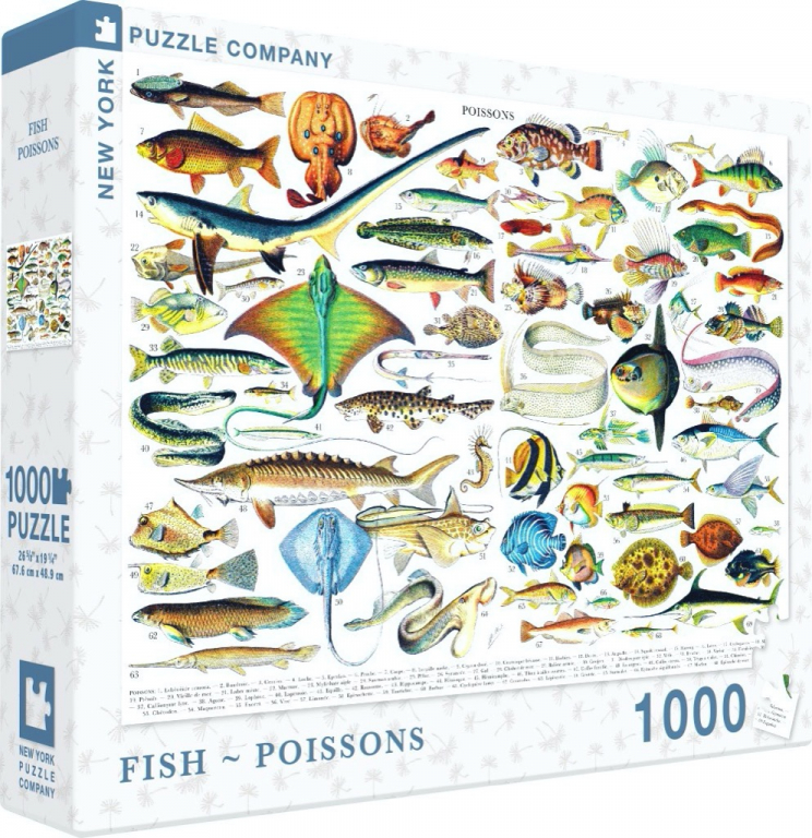 New\u0020York\u0020Puzzle\u0020Company\u0020Fish\u0020\u007E\u0020Poissons\u0020\u002D\u00201000\u0020stukjes