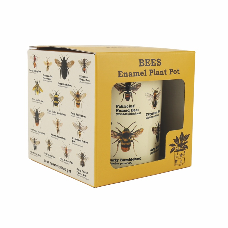 Gift\u0020Republic\u0020Bijen\u0020\u002D\u0020Emaille\u0020Bloempot