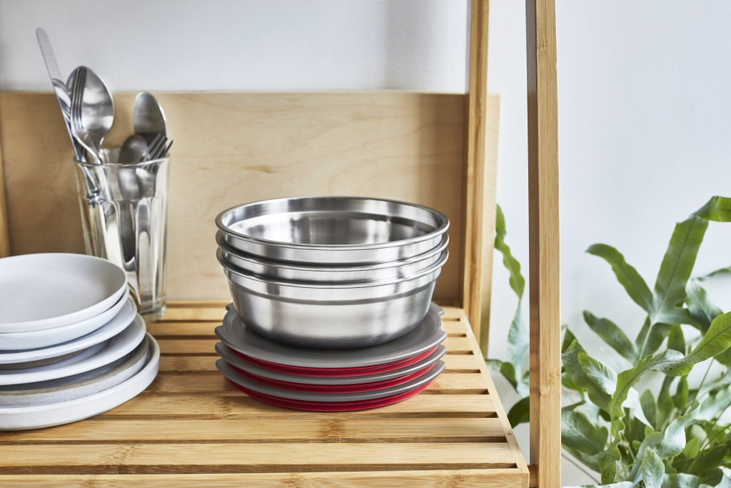 Zwart\u002BBlum\u0020Stalen\u0020voerbak\u0020Klein\u0020\u002D\u0020\u00D8170mm\u0020\u002D\u0020H\u002059mm\u0020\u002D\u0020Grijs\u002FRood