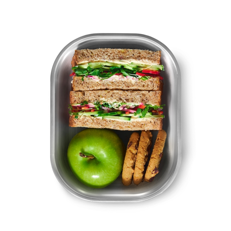 Zwart\u002BBlum\u0020Stalen\u0020Voedseldoos\u0020Groot\u0020\u002D\u0020206x159x79mm\u0020\u002D\u0020Grijs\u002FRood