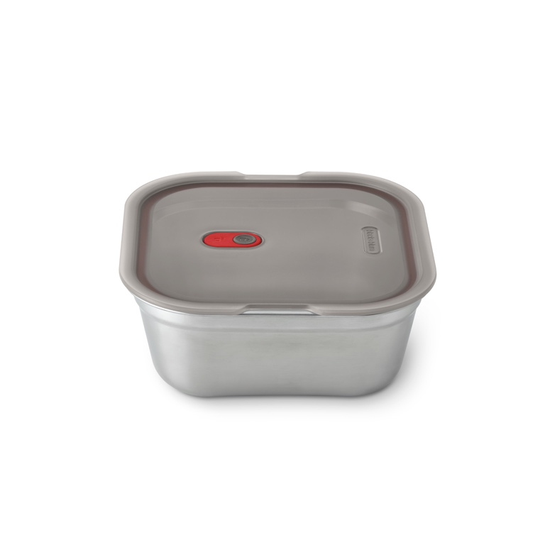 Zwart\u002BBlum\u0020Stalen\u0020Voedselbox\u0020Vierkant\u0020\u002D\u0020195x189x77mm\u0020\u002D\u0020Grijs\u002FRood