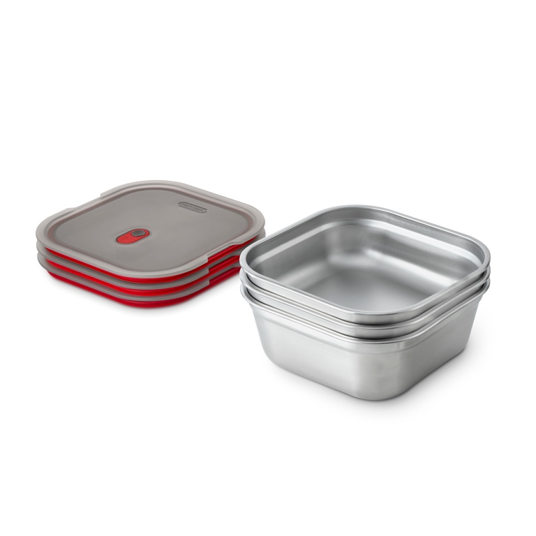 Zwart\u002BBlum\u0020Stalen\u0020Voedselbox\u0020Vierkant\u0020\u002D\u0020195x189x77mm\u0020\u002D\u0020Grijs\u002FRood