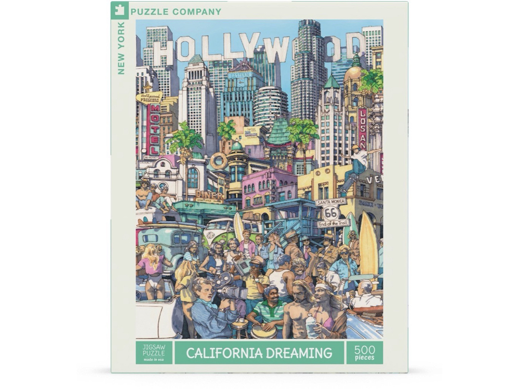 Vertaal\u0020New\u0020York\u0020Puzzle\u0020Company\u0020California\u0020Dreaming\u0020\u002D\u0020500\u0020stukjes\u0020naar\u0020het\u0020Nederlands.